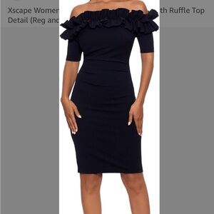 Elegant Black Off-Shoulder Dress